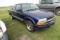 #3012 2001 CHEVY S10 222505 MILES RADIO MISSING VINYL SEATS INTERIOR POOR B