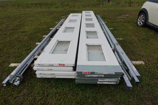 #1902 HAAS 16' DOOR 4 PANEL CHT 712 POLAR WHITE HAAS 10' DOOR 4 PANELS CHT