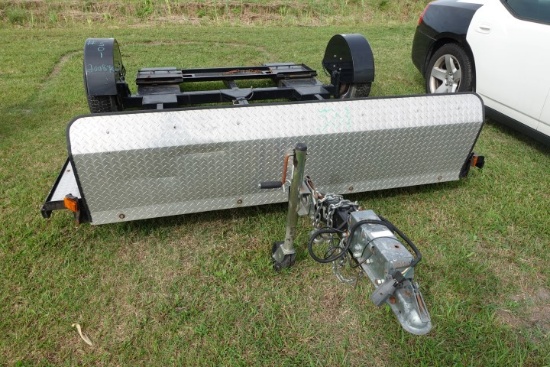 #501 2008 RACE TRAILER TANDEM TOW HD LED LIGHTS 15" TIRE WHEELS LOADING RAM