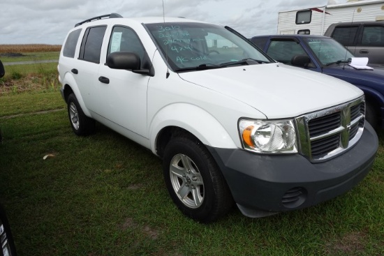 #3010 2007 DODGE DURANGO 296984 MILES AM FM CD PLAYER 4X4 SOME RUST