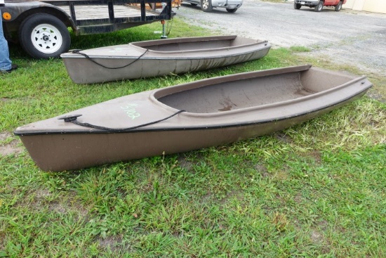 #5702 CUSTOM BUILT DUCK BOAT BY BILLY TODD WEST OCEAN CITY 13 X 4 X 14" SID