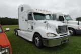 #6102 2009 FREIGHTLINER COLUMBIA SLEEPER 60 SERIES 14 L 10 SP RT HEATED MIR