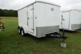 #3803 2019 ENCLOSED TRAILER 7 X 12 DUAL 15