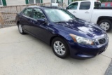 #7901 2008 HONDA ACCORD AUTO TRANS 146155 MI 2.4 L AM FM CD PLAYER MP3 DISP