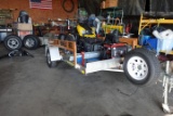 #7602 2023 ALUMA TRAILER SINGLE AXLE RAMP GATE EQUIPMENT TRAILER 10 X 5 WIT