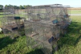 #4607 5 LARGE LIVE BOX TRAPS 48 X 16 X 22