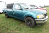 #3008 1997 FORD F150 2 WD  257943 MILES AM FM RADIO VINYL SEAT RIPPED SUN V
