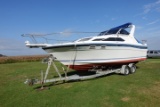 #8101 1987 BAYLINER 28' CUDDY CABIN WITH VOLVO PENTA DUO PROP OUTDRIVE FULL