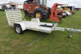 #4310 ALUMINUM TRAILER MOTORCYCLE TRAILER NO TITLE 38