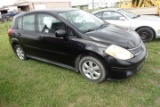 #3005 2008 NISSAN VERSA 243659 MILES POWER DOORS POWER WINDOWS CLOTH INTERI