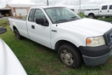 #7301 2007 FORD F150 2 WD 8' BED REG CAB 4.2 L 255000 MILES MISFIRE CYL 4 V