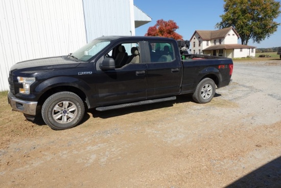 2015 FORD F150 CREW CAB FX4 OFFROAD 99000 MILES 4X4 5.0 L AUTO TRANS PWR PK