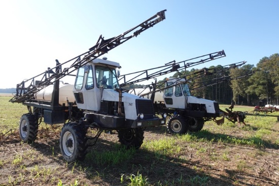 WILLMAR 745 SPRAYER 3860 HRS 60' BOOM WITH RAVEN CRUIZER II AC RADIO TAPE P