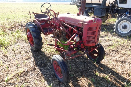 FARMALL A WITH CULTIVATORS 4 SP PTO REAR TIRES 11.2 24 WITH WEIGHTS FRONT T