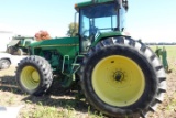 JOHN DEERE 8400 9070 HRS 4 WD FULL CAB ALL GLASS GOOD AC HEAT RADIO DUAL RE