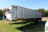 1986 PARKER 30 ALUM DUMP TRAILER TANDEM DUALLY REAR AXLES PONY MOTOR HONDA