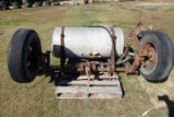100 GAL ALUM TANK ON SPRAYER FRAME