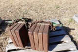 7 FRONT END TRACTOR WEIGHTS WITH MOUNTING BRACKET