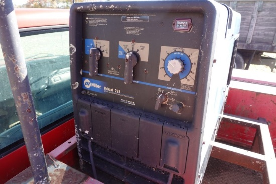MILLER BOBCAT 225 WELDER 1608 HRS CC CV AC DC WELDER 10000 WATT GENERATOR