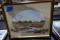 GROVER CANTWELL PRINT FRAMED UNDER GLASS 115/300 REMARKED BACKING MARSH SCE