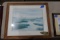 MYRNA MCGRATH 187/200 SUMMERS COVE REMARK WATERFOWL SCENE FRAMED UNDER GLAS