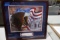D MORGAN 2001 PRINT TITLED THROUGH THIS STORM WE DO NOT WALK ALONE FRAMED U