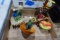 COLLECTION OF JAMAICAN ASHTRAYS AND FIGURINES