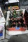 RED COCA COLA CRATE FULL COLLECTIBLE COKE AND MISC SODA BOTTLES