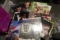 BOX OF VINYL ALBUMS INCLUDING BOXCAR WILLY HANK WILLIAMS JR CHET ADKINS AND