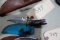 HANDMADE DAMASCUS STEEL KNIFE WITH CUSTOM WOOD BONE HORN OR RESIN HANDLE KN