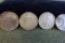 3 LIBERTY STANDING 1/2 DOLLARS D MINT MARKED 1936 1939 1941 1942 1943 1944