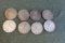 8 LIBERTY STANDING 1/2 DOLLARS S MINT MARKED 1933 1939 1940 1941 1942 1943