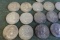 16 FRANKLIN 1/2 DOLLARS WITH D MINT MARK 1949 1950 1951 1952 1953 2 1954 2