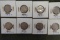 8 BUFFALO NICKELS 1920 1925 1927 2 1928 1929 1935 1936