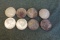 5 KENNEDY 1/2 DOLLARS 5 1964 1965 1966 1967