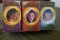 3 LORD OF THE RINGS GLASS GOBLETS FRODO ARWEN GANDALF IN ORIGINAL BOXES