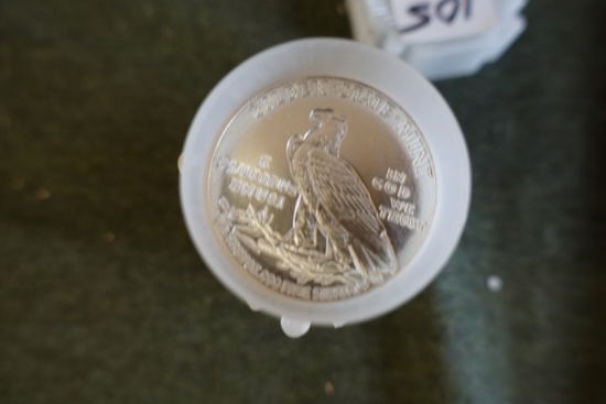 20 1/2 OZ SILVER ROUNDS APMEX