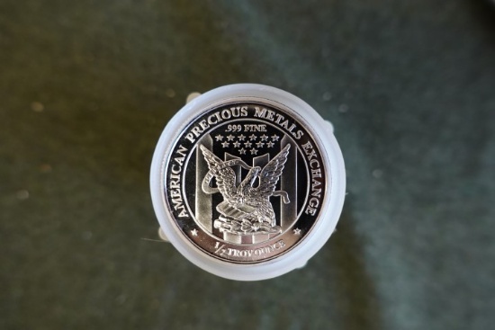20 1/2 OZ SILVER ROUNDS APMEX