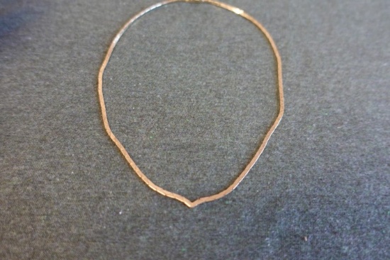 14 KT GOLD NECKLACE 16" 7.4 DWT