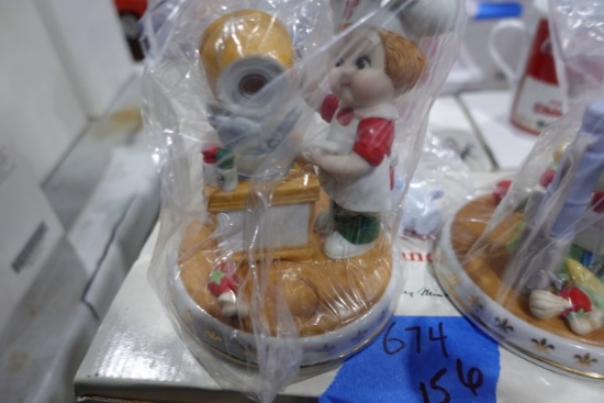 NEW IN BOX CAMPBELLS KIDS PORCELAIN CANDLE STICK