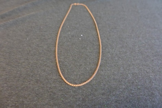 21" 18 KT GOLD NECKLACE 10.8 DWT