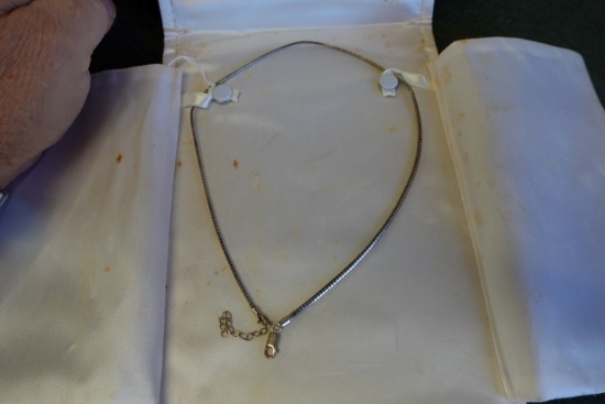 16" STERLING NECKLACE .35 T OZ