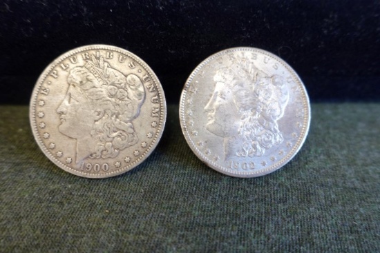 2 MORGAN 1900 0 AND 1902 0