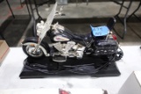 HARLEY DAVIDSON MODEL APPROX 15 INCH ON DISPLAY STAND