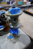 SOAP STONE TABLE LAMP APPROX 13 INCH TALL