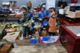COLLECTION OLD SALT AND SEA CAPTAIN FIGURES