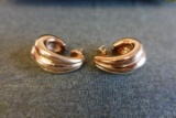 14 KT YELLOW GOLD EARRINGS 5.9 DWT