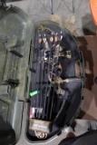 HOYT ZR200 COMPOUND BOW WITH GLO SITES ZERO EFFECT AND CARRY CASE