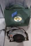 BERKLEY CYCLONE WINDER IN CARRY CASE AND ELECTRIC SAW