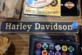 WOOD HARLEY DAVIDSON SIGN 24 X 4